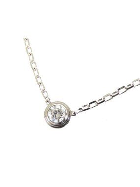 Cartier D'amour Pendant White Gold 18k Diamond Small Model Necklace